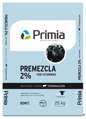 PREMEZCLA 2% CON VITAMINAS | Primia Nutrición Animal